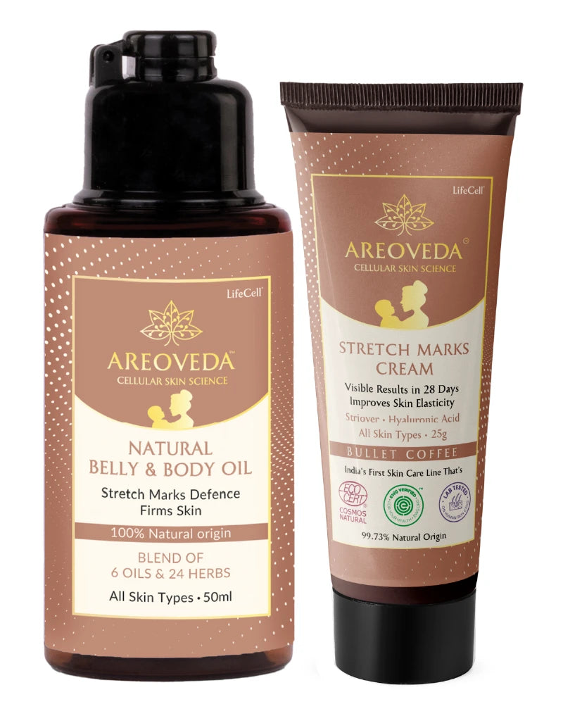 Stretch mark cream & Body oil combo