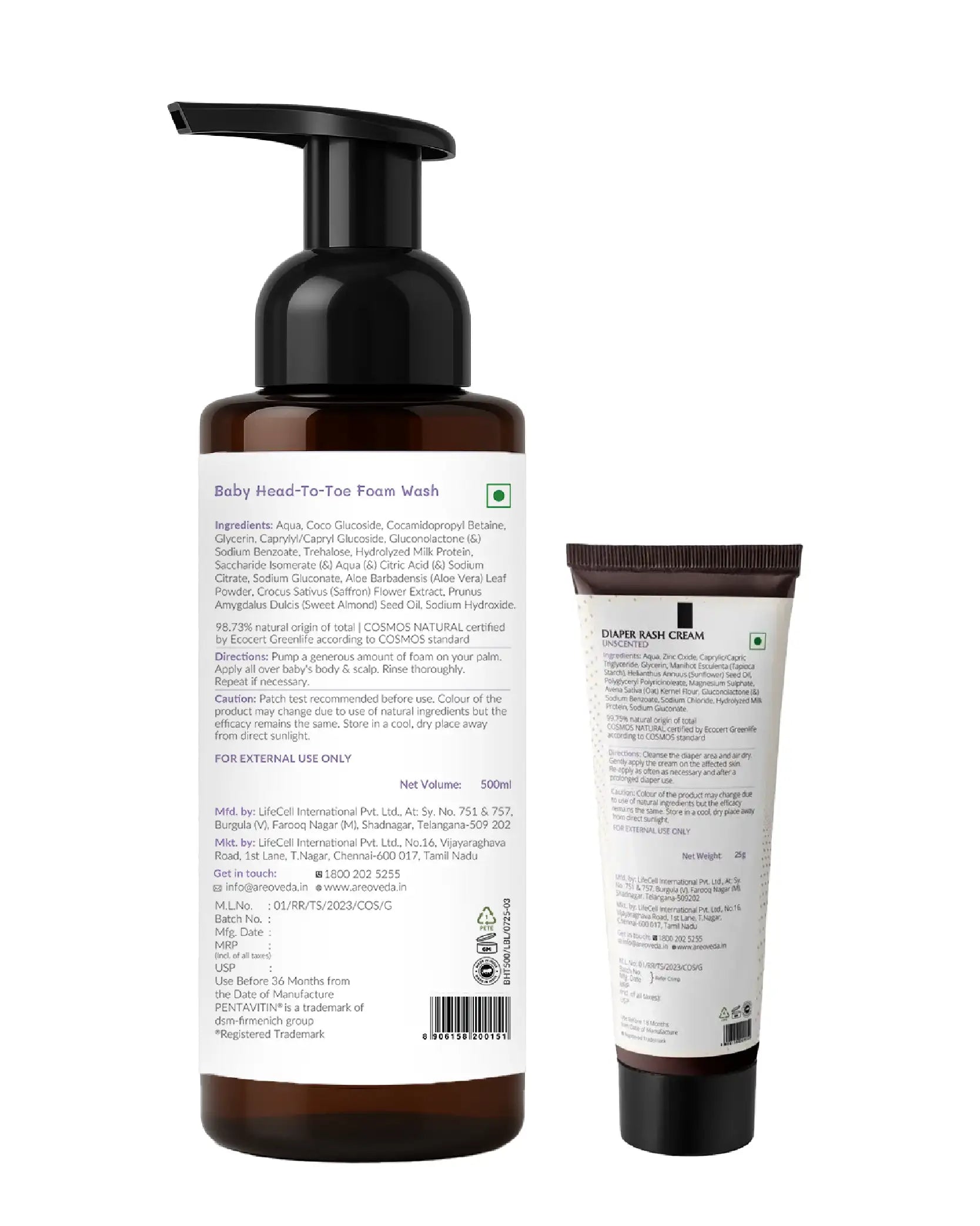 Nappy Routine Baby care products